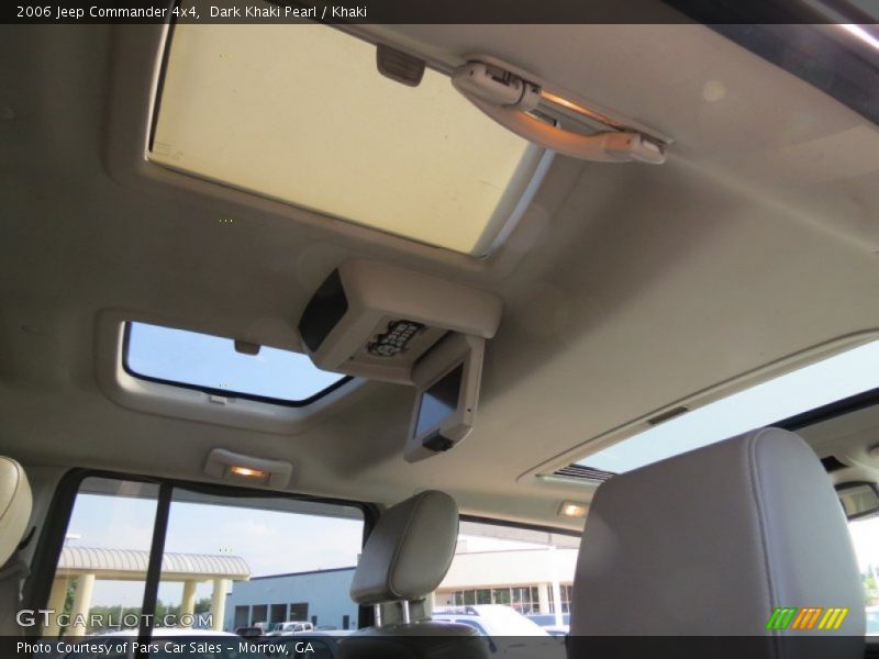 Dark Khaki Pearl / Khaki 2006 Jeep Commander 4x4