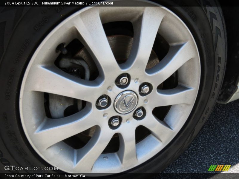 Millennium Silver Metallic / Light Charcoal 2004 Lexus ES 330