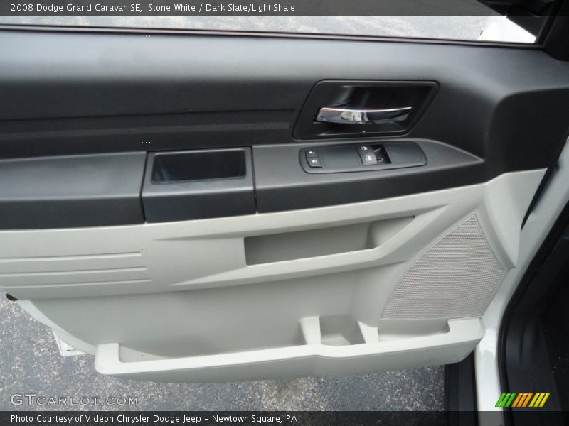 Stone White / Dark Slate/Light Shale 2008 Dodge Grand Caravan SE
