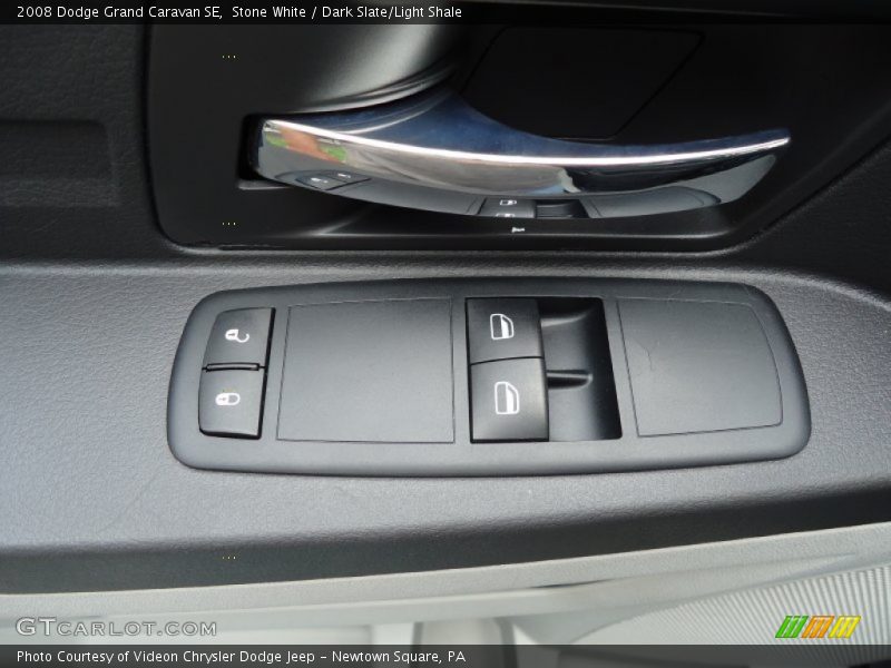 Stone White / Dark Slate/Light Shale 2008 Dodge Grand Caravan SE