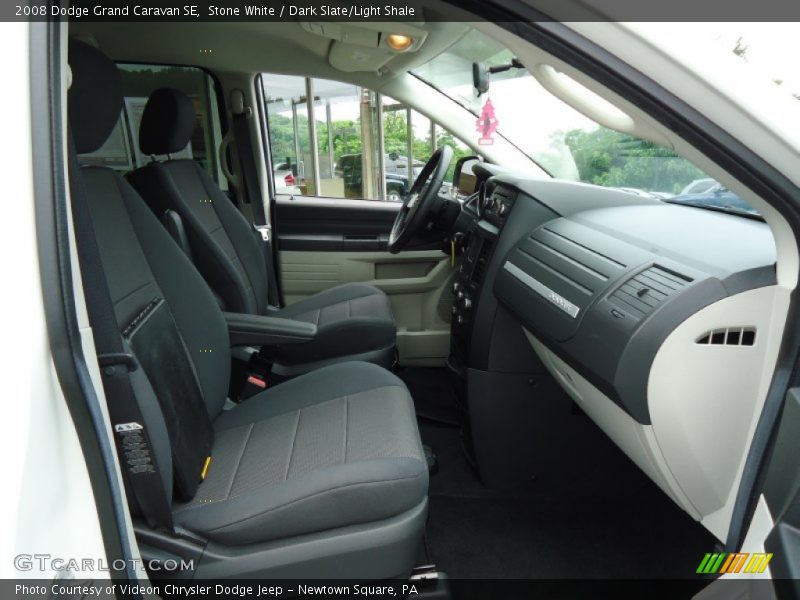 Stone White / Dark Slate/Light Shale 2008 Dodge Grand Caravan SE