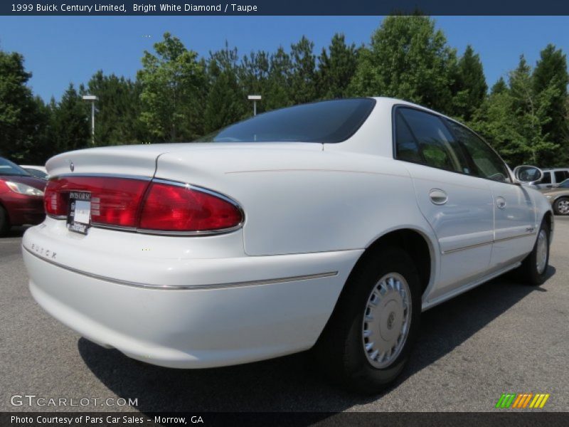 Bright White Diamond / Taupe 1999 Buick Century Limited