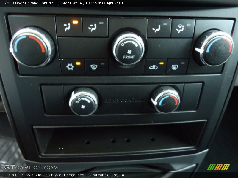 Stone White / Dark Slate/Light Shale 2008 Dodge Grand Caravan SE