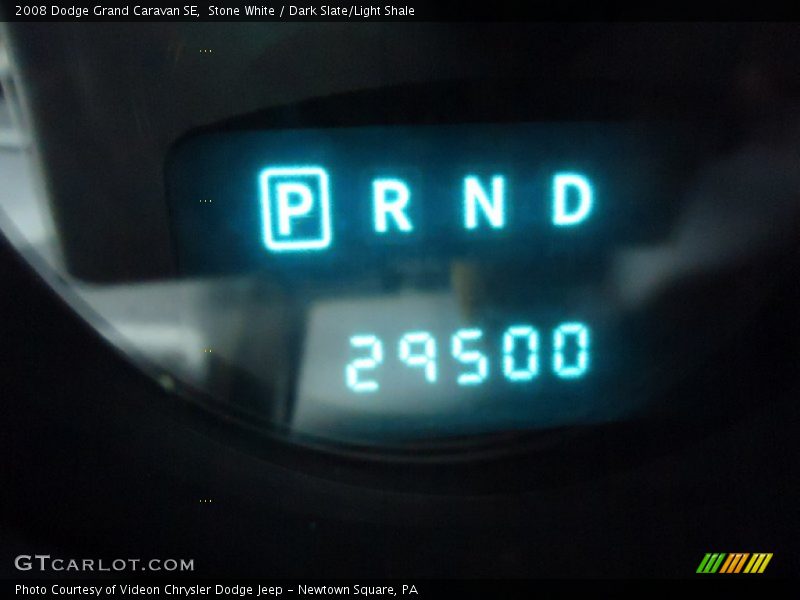 Stone White / Dark Slate/Light Shale 2008 Dodge Grand Caravan SE