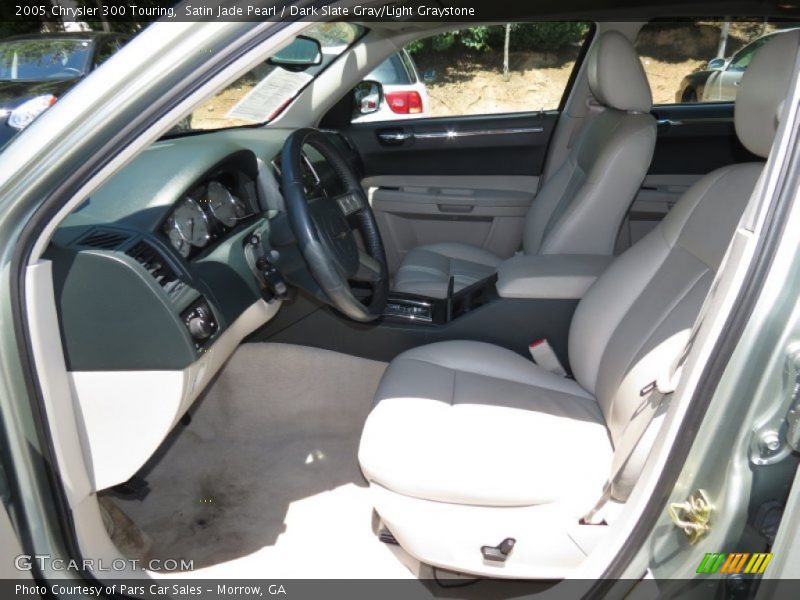 Satin Jade Pearl / Dark Slate Gray/Light Graystone 2005 Chrysler 300 Touring