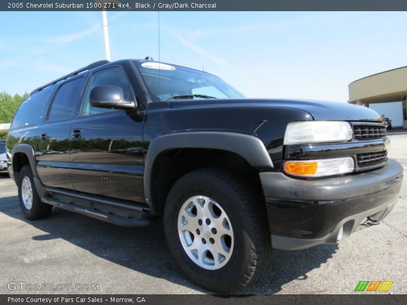 Black / Gray/Dark Charcoal 2005 Chevrolet Suburban 1500 Z71 4x4