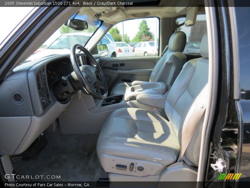 Black / Gray/Dark Charcoal 2005 Chevrolet Suburban 1500 Z71 4x4