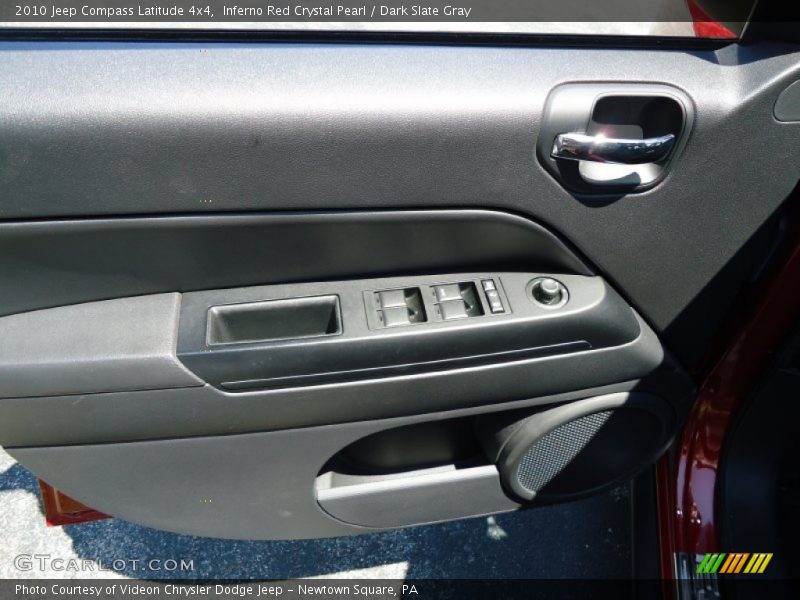 Inferno Red Crystal Pearl / Dark Slate Gray 2010 Jeep Compass Latitude 4x4