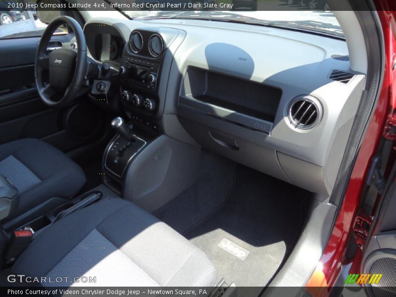 Inferno Red Crystal Pearl / Dark Slate Gray 2010 Jeep Compass Latitude 4x4