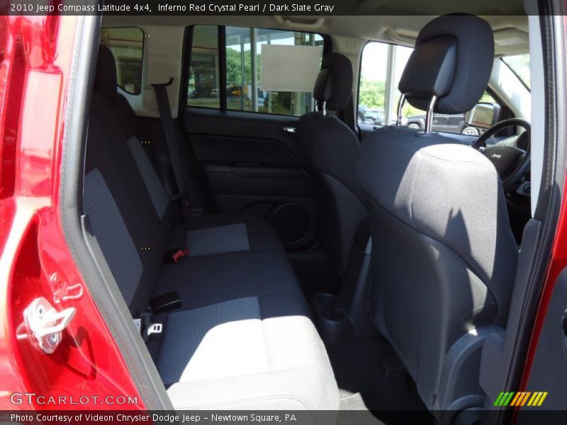 Inferno Red Crystal Pearl / Dark Slate Gray 2010 Jeep Compass Latitude 4x4
