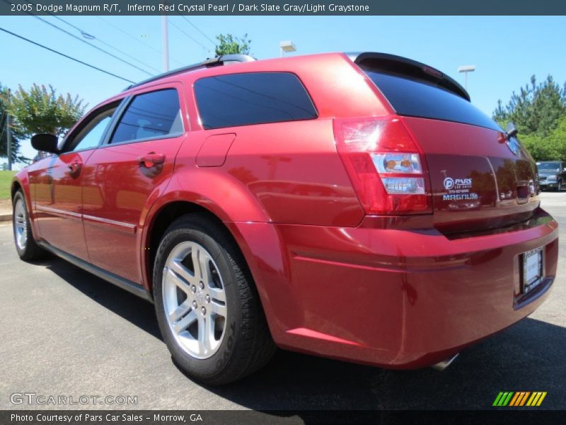 Inferno Red Crystal Pearl / Dark Slate Gray/Light Graystone 2005 Dodge Magnum R/T