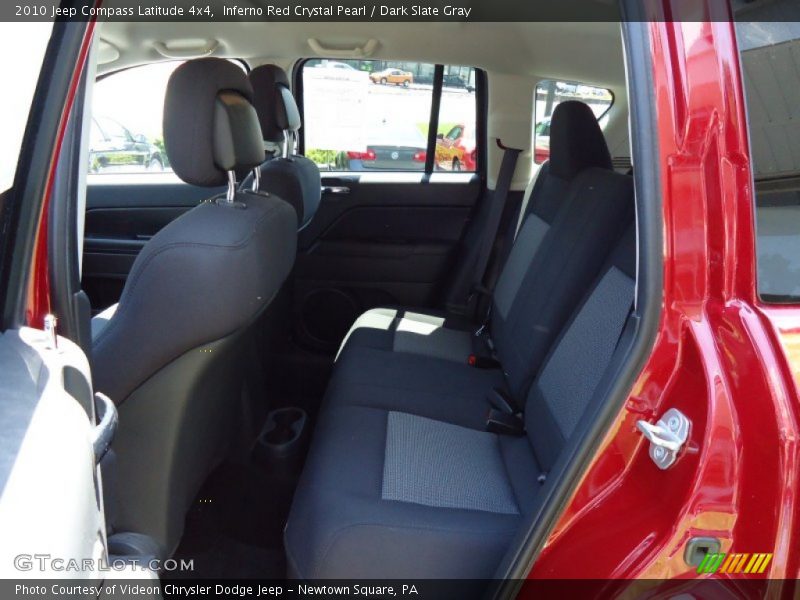 Inferno Red Crystal Pearl / Dark Slate Gray 2010 Jeep Compass Latitude 4x4