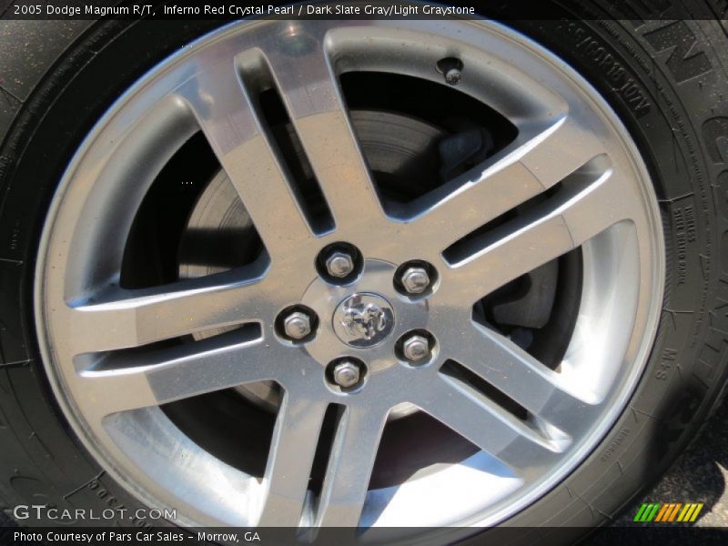 Inferno Red Crystal Pearl / Dark Slate Gray/Light Graystone 2005 Dodge Magnum R/T