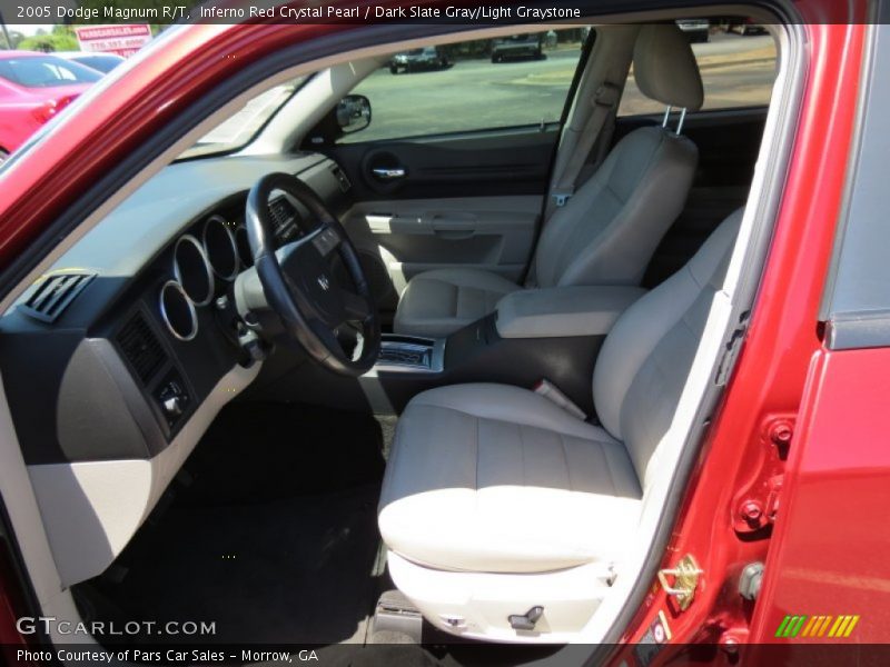 Inferno Red Crystal Pearl / Dark Slate Gray/Light Graystone 2005 Dodge Magnum R/T
