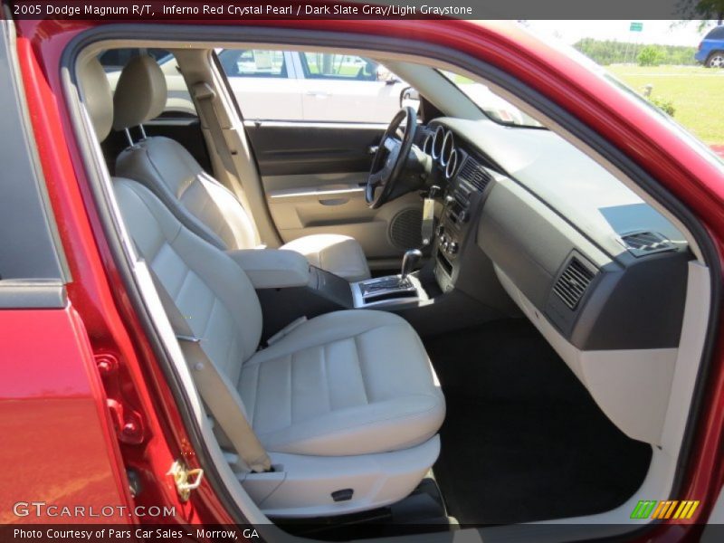 Inferno Red Crystal Pearl / Dark Slate Gray/Light Graystone 2005 Dodge Magnum R/T