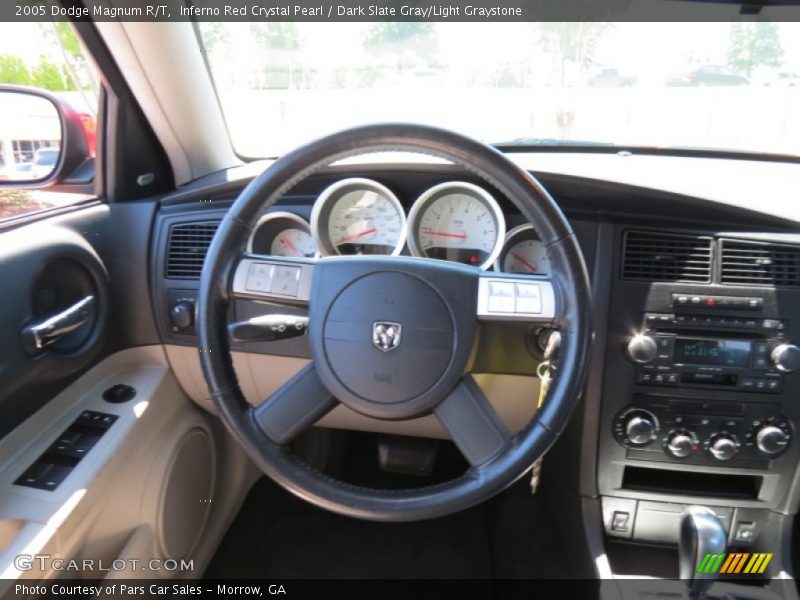 Inferno Red Crystal Pearl / Dark Slate Gray/Light Graystone 2005 Dodge Magnum R/T