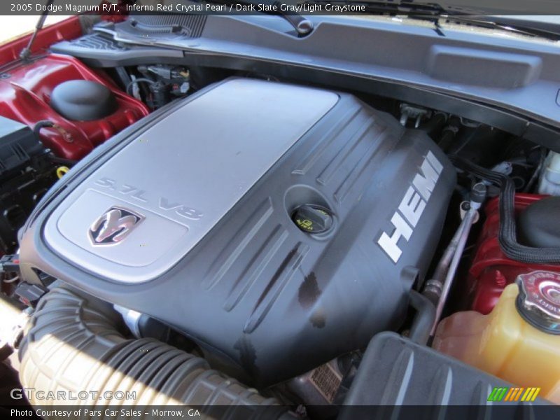 Inferno Red Crystal Pearl / Dark Slate Gray/Light Graystone 2005 Dodge Magnum R/T