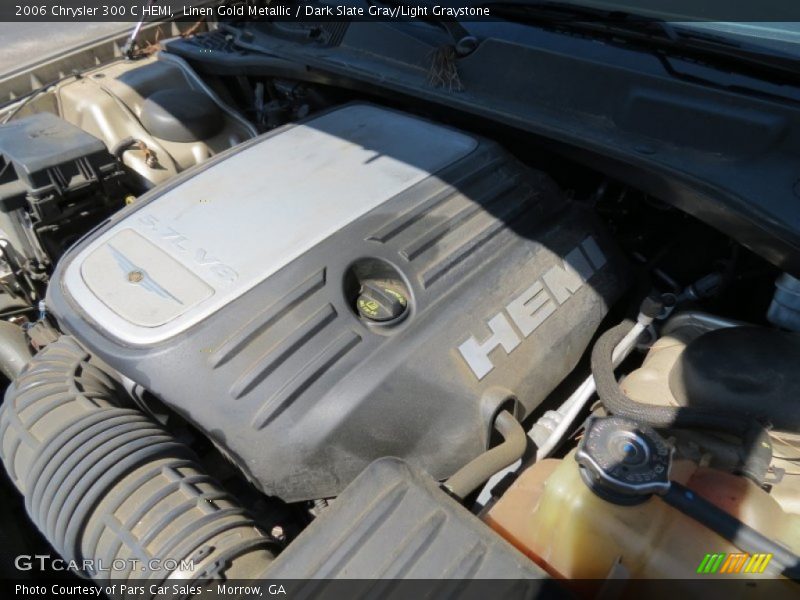 Linen Gold Metallic / Dark Slate Gray/Light Graystone 2006 Chrysler 300 C HEMI