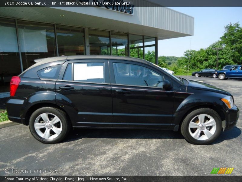 Brilliant Black Crystal Pearl / Dark Slate Gray 2010 Dodge Caliber SXT