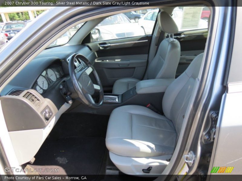 Silver Steel Metallic / Dark Slate Gray/Light Graystone 2007 Chrysler 300 Touring