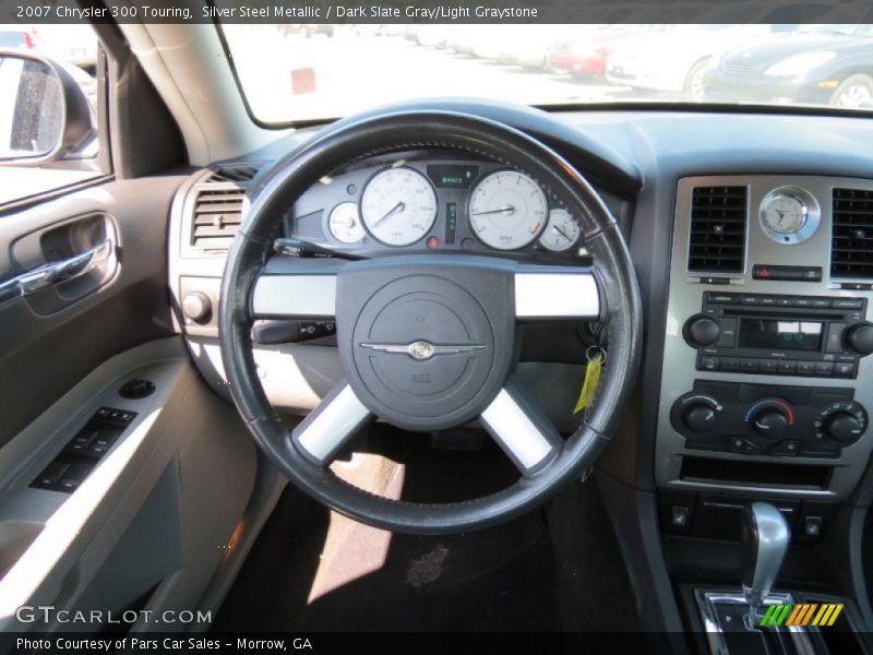 Silver Steel Metallic / Dark Slate Gray/Light Graystone 2007 Chrysler 300 Touring