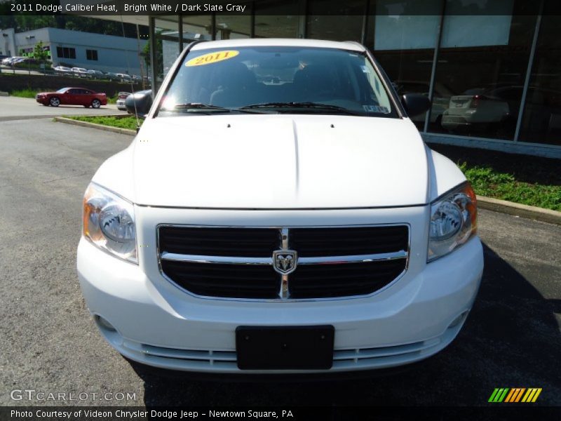 Bright White / Dark Slate Gray 2011 Dodge Caliber Heat