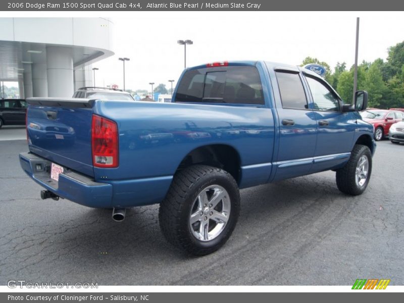 Atlantic Blue Pearl / Medium Slate Gray 2006 Dodge Ram 1500 Sport Quad Cab 4x4