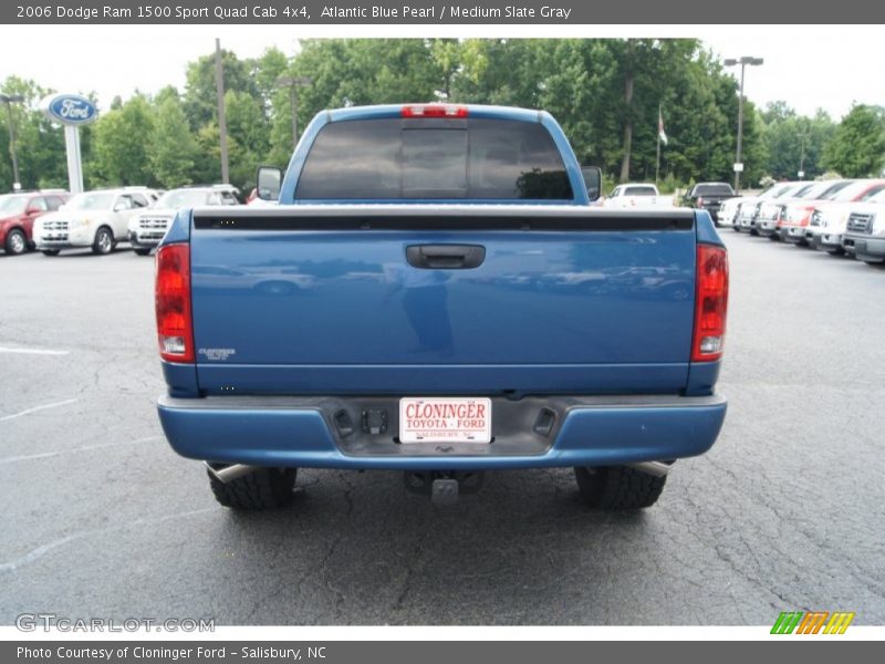 Atlantic Blue Pearl / Medium Slate Gray 2006 Dodge Ram 1500 Sport Quad Cab 4x4