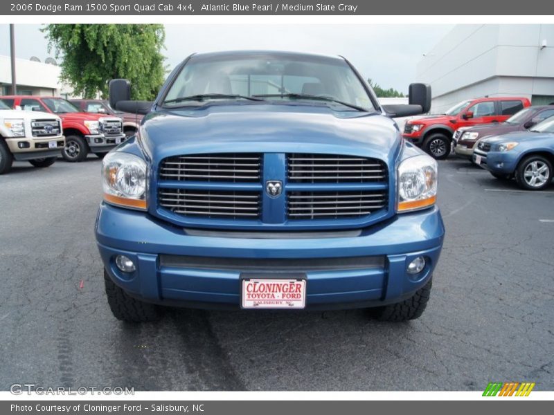 Atlantic Blue Pearl / Medium Slate Gray 2006 Dodge Ram 1500 Sport Quad Cab 4x4