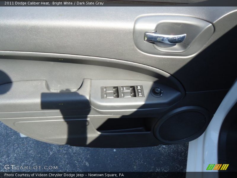 Bright White / Dark Slate Gray 2011 Dodge Caliber Heat