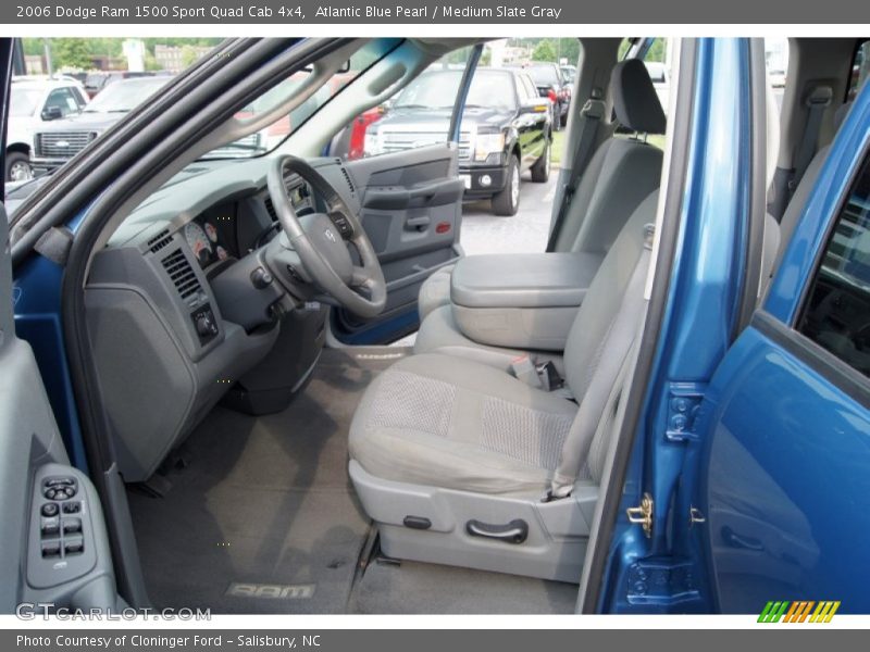Atlantic Blue Pearl / Medium Slate Gray 2006 Dodge Ram 1500 Sport Quad Cab 4x4