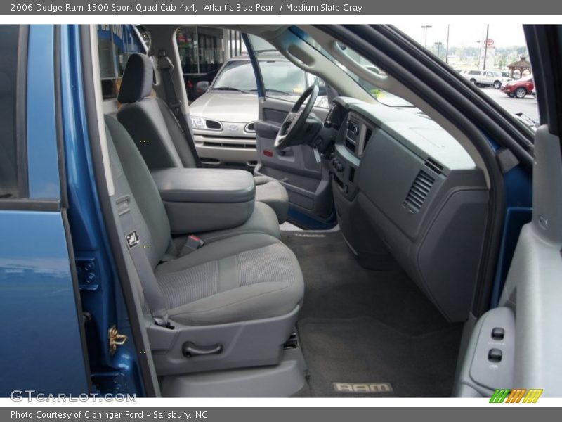 Atlantic Blue Pearl / Medium Slate Gray 2006 Dodge Ram 1500 Sport Quad Cab 4x4
