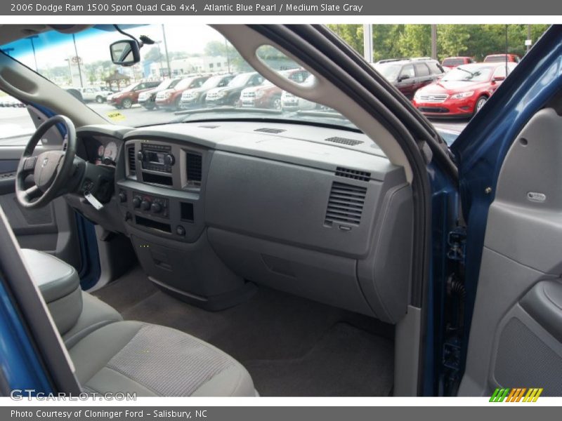 Atlantic Blue Pearl / Medium Slate Gray 2006 Dodge Ram 1500 Sport Quad Cab 4x4