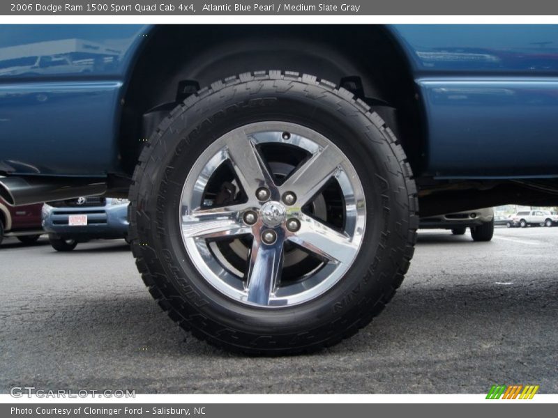 Atlantic Blue Pearl / Medium Slate Gray 2006 Dodge Ram 1500 Sport Quad Cab 4x4