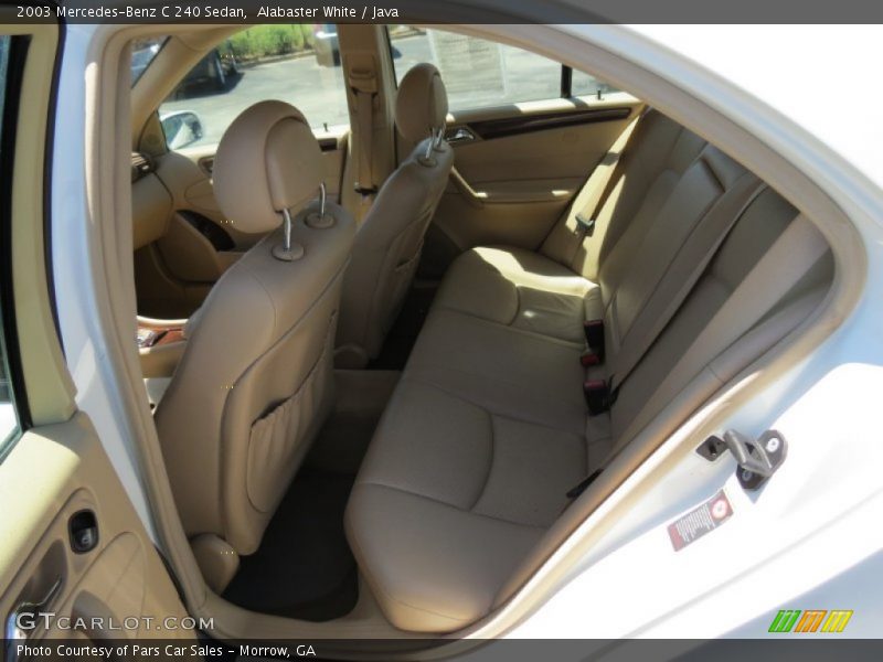 Alabaster White / Java 2003 Mercedes-Benz C 240 Sedan