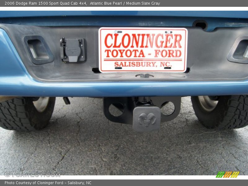 Atlantic Blue Pearl / Medium Slate Gray 2006 Dodge Ram 1500 Sport Quad Cab 4x4