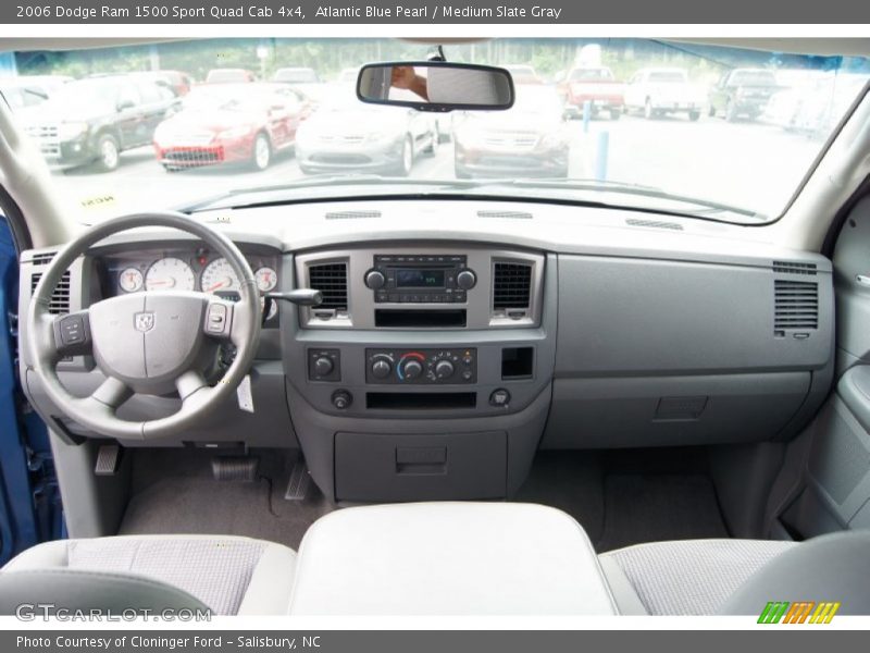 Atlantic Blue Pearl / Medium Slate Gray 2006 Dodge Ram 1500 Sport Quad Cab 4x4