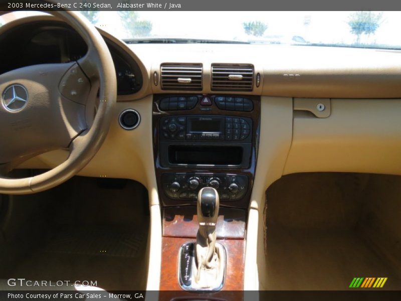 Alabaster White / Java 2003 Mercedes-Benz C 240 Sedan