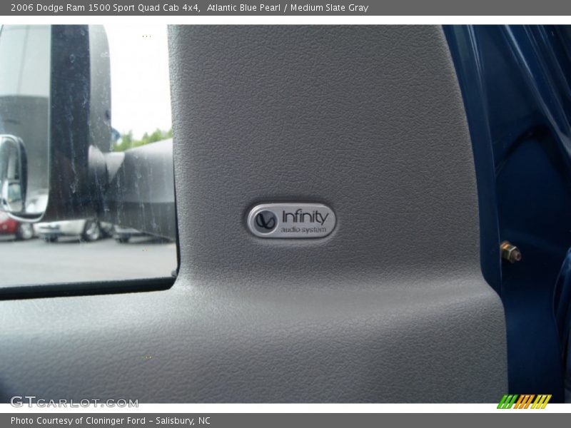 Atlantic Blue Pearl / Medium Slate Gray 2006 Dodge Ram 1500 Sport Quad Cab 4x4