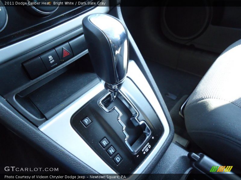 Bright White / Dark Slate Gray 2011 Dodge Caliber Heat