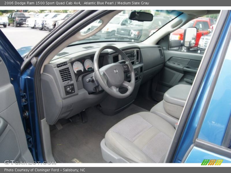 Atlantic Blue Pearl / Medium Slate Gray 2006 Dodge Ram 1500 Sport Quad Cab 4x4