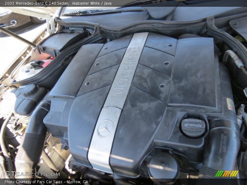 Alabaster White / Java 2003 Mercedes-Benz C 240 Sedan
