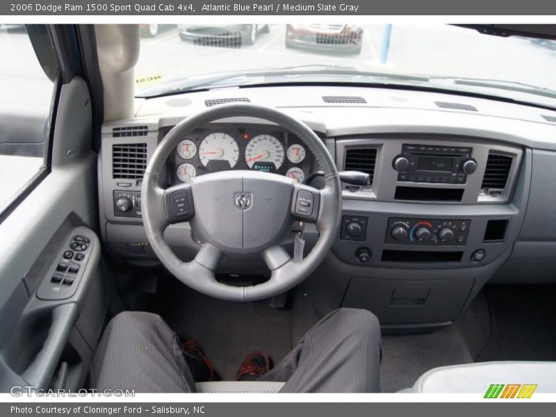 Atlantic Blue Pearl / Medium Slate Gray 2006 Dodge Ram 1500 Sport Quad Cab 4x4