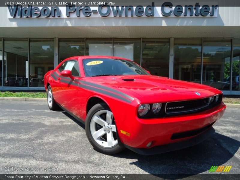 TorRed / Dark Slate Gray 2010 Dodge Challenger R/T Classic