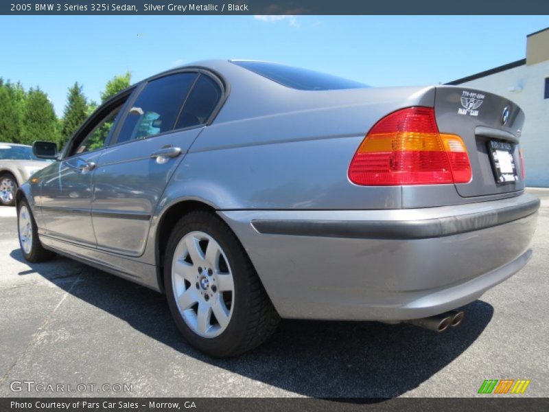 Silver Grey Metallic / Black 2005 BMW 3 Series 325i Sedan
