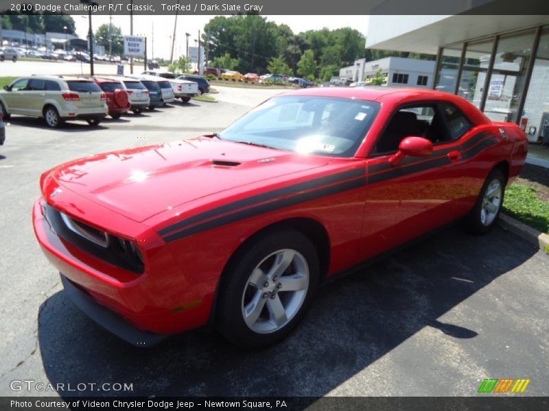 TorRed / Dark Slate Gray 2010 Dodge Challenger R/T Classic
