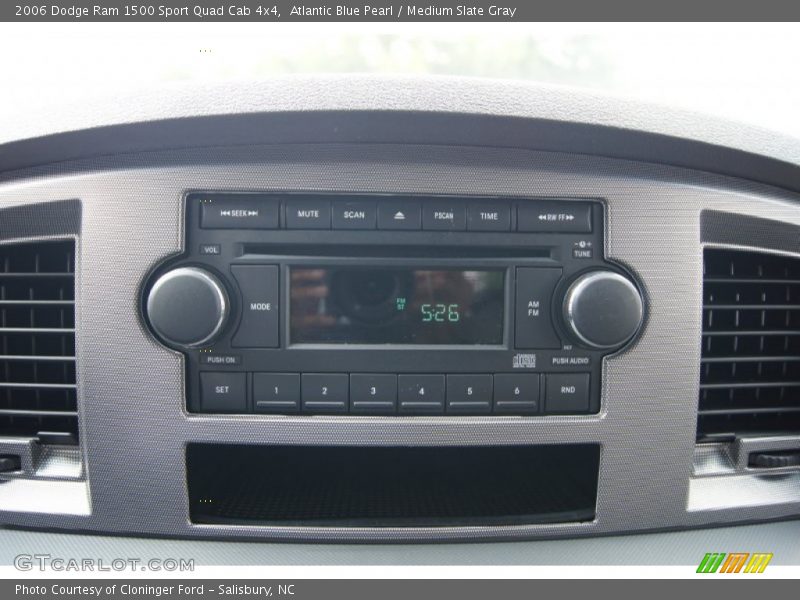 Atlantic Blue Pearl / Medium Slate Gray 2006 Dodge Ram 1500 Sport Quad Cab 4x4