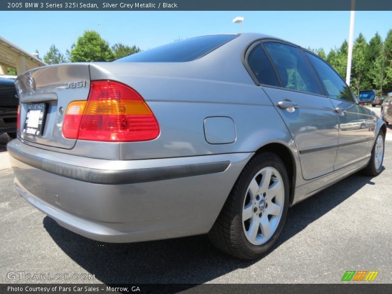 Silver Grey Metallic / Black 2005 BMW 3 Series 325i Sedan