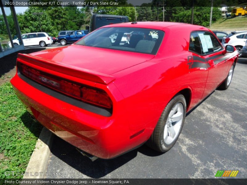 TorRed / Dark Slate Gray 2010 Dodge Challenger R/T Classic