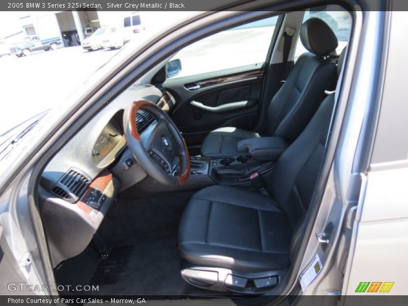 Silver Grey Metallic / Black 2005 BMW 3 Series 325i Sedan